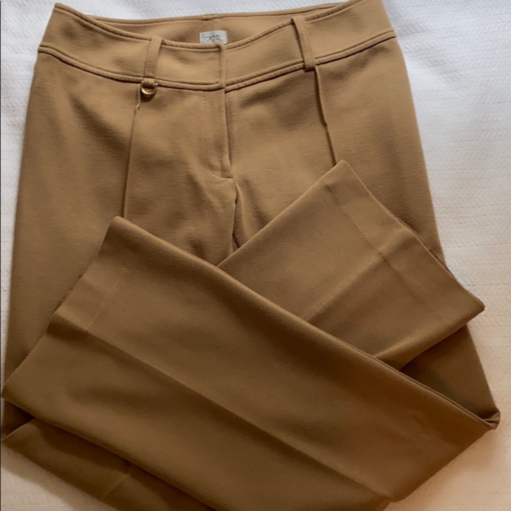 Cache Tan Wool Slacks - Picture 4 of 8